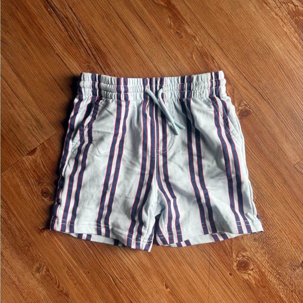 Cotton on Kids  Blue Striped Drawstring Shorts